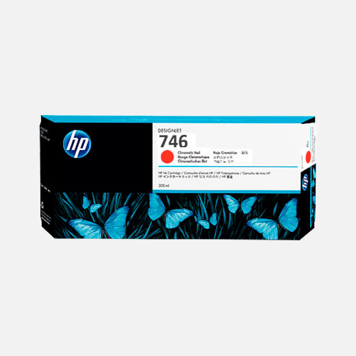 P2V81A - Cartuccia HP 746 Rosso cromatico 300 ml
