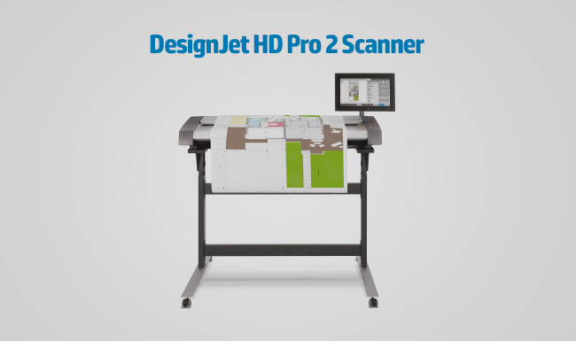 Hp DesignJet HD Pro 2 scanner